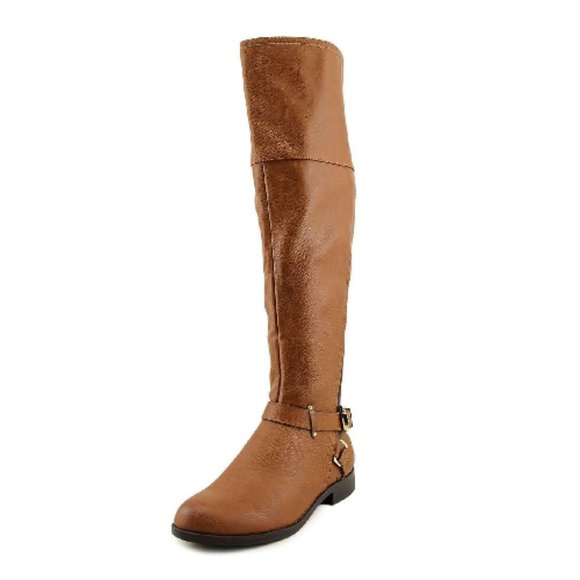 Bar III Shoes - Bar III Dolly Women Over the Knee Boot (5 M, Tan)